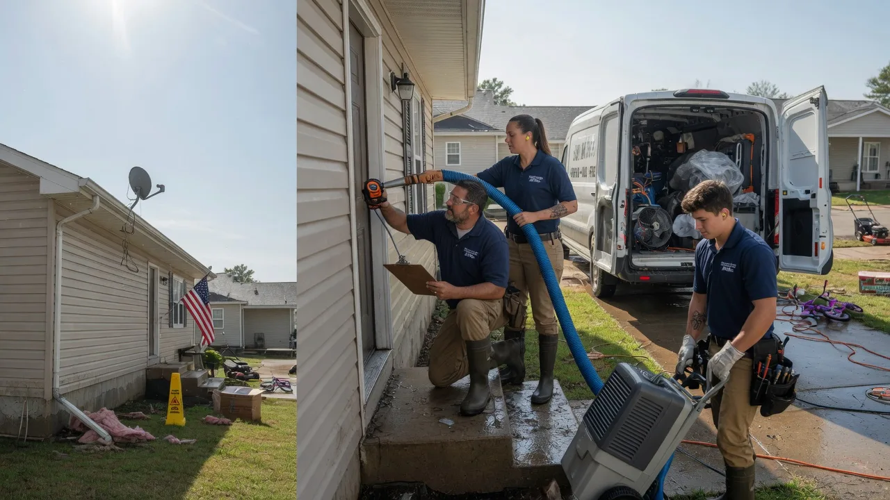 Ceiling Water Damage Restoration in Bismarck, AR near me